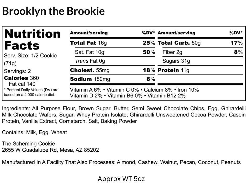 Nutrition Label