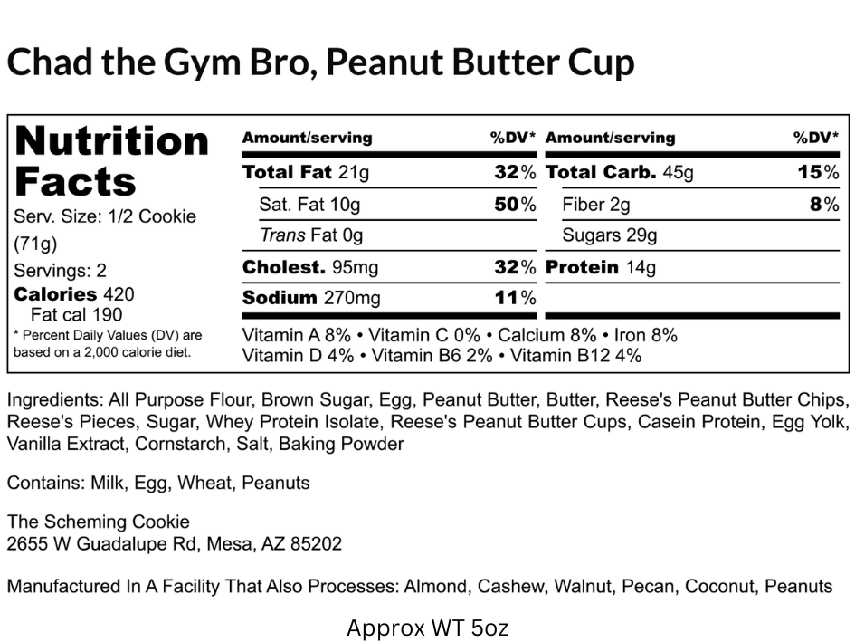 Nutrition Label