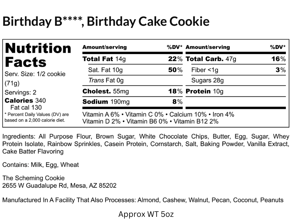 Nutrition Label 