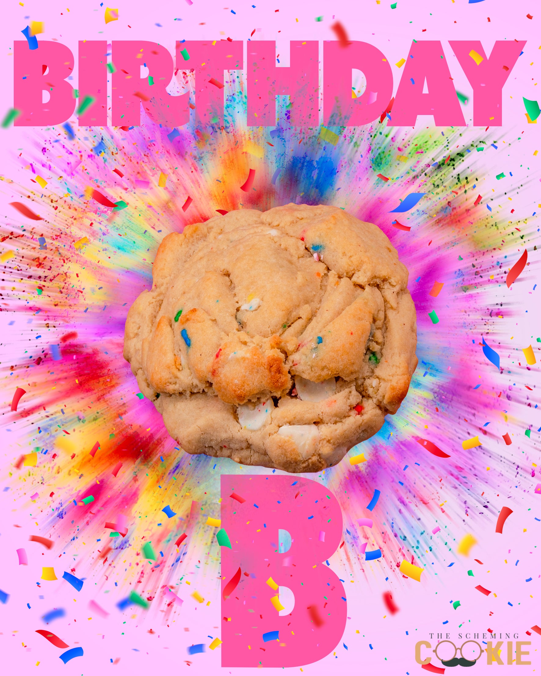 Birthday B Protein Cookie